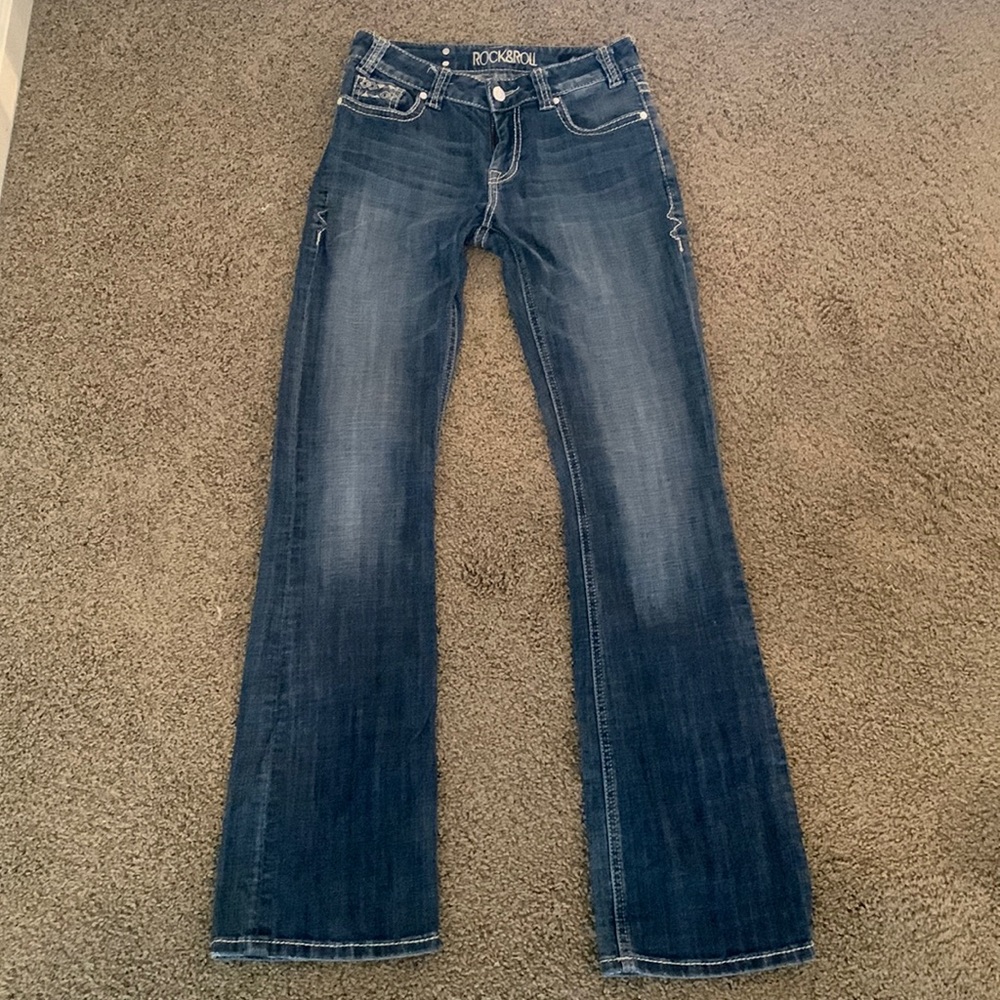 Rock and roll denim rival low rise jeans size 26x34
